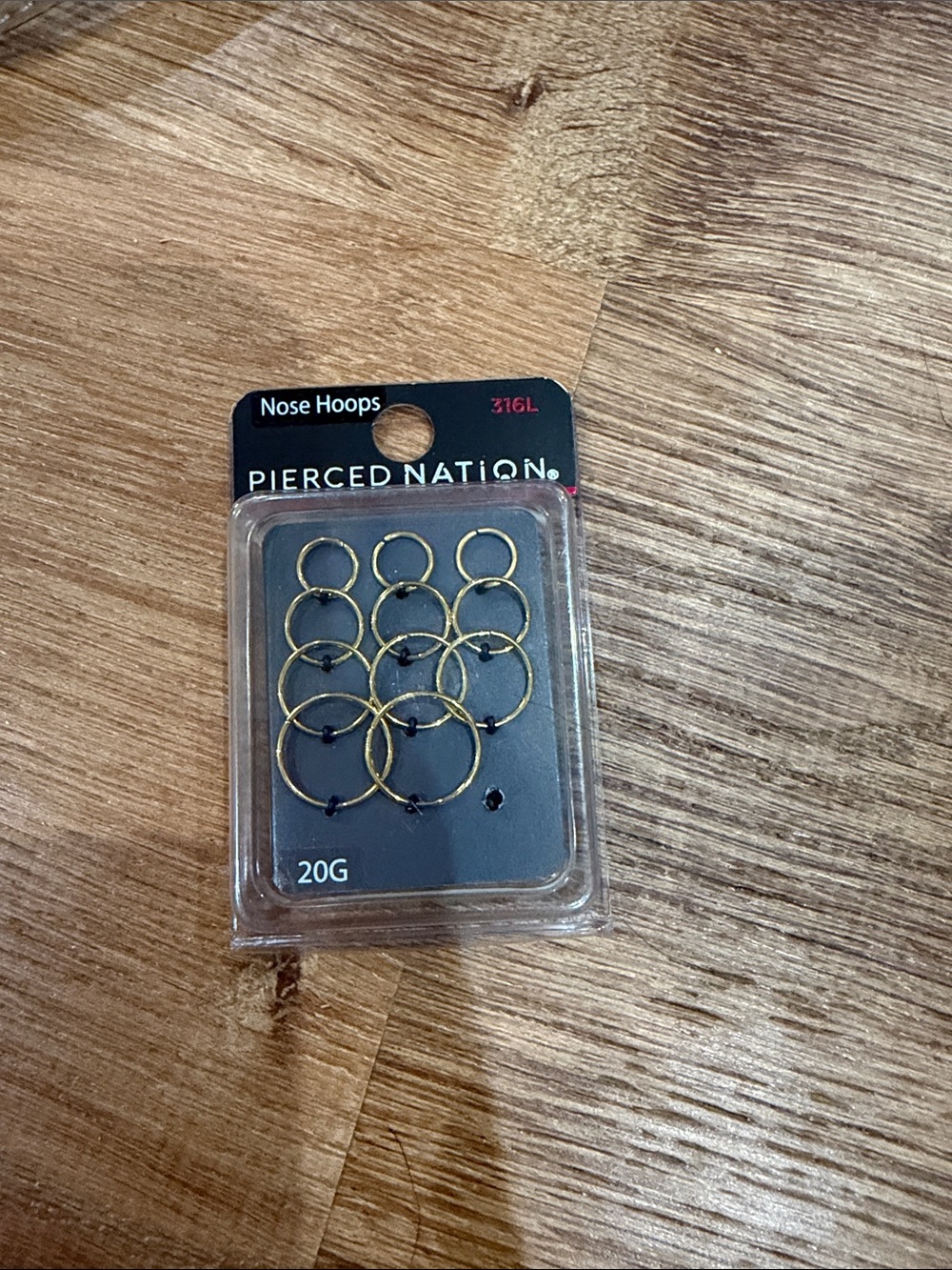 Spencer's Gold Nose Hoops Set